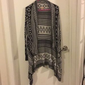 High low cardigan